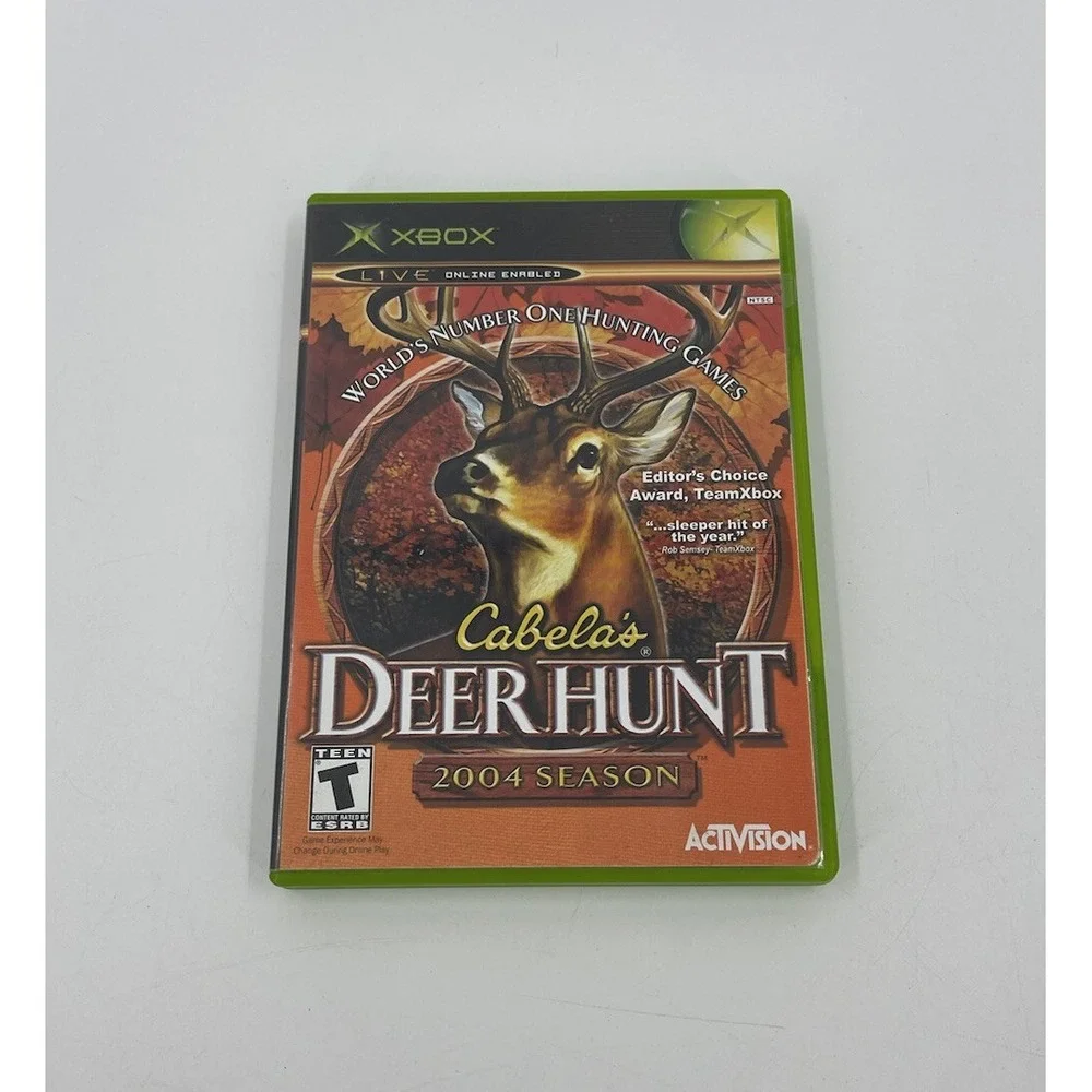 Cabela's Deer Hunt: 2004 Season (Microsoft Xbox, 2003) Complete Tested Works CIB
